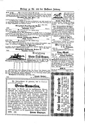 Passauer Zeitung Sonntag 13. Mai 1860