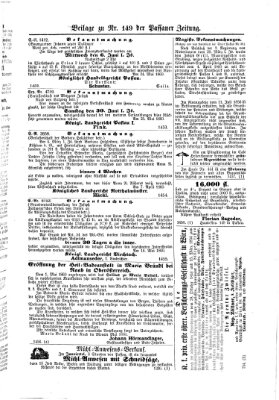 Passauer Zeitung Donnerstag 31. Mai 1860