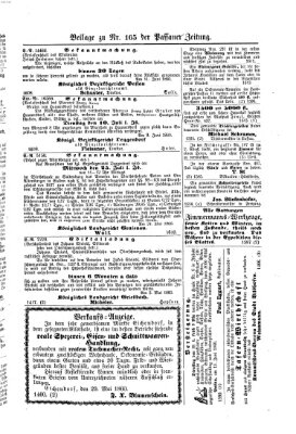 Passauer Zeitung Sonntag 17. Juni 1860