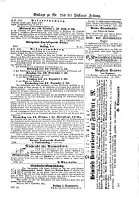 Passauer Zeitung Sonntag 16. September 1860