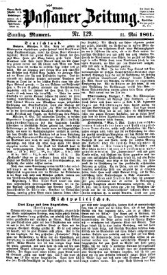 Passauer Zeitung Samstag 11. Mai 1861