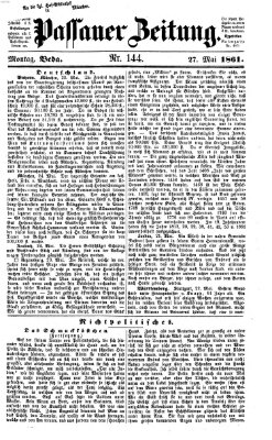 Passauer Zeitung Montag 27. Mai 1861