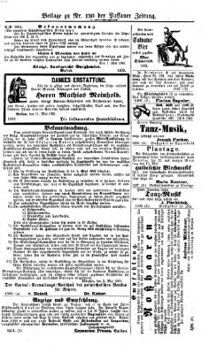 Passauer Zeitung Sonntag 12. Mai 1861