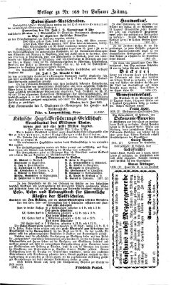 Passauer Zeitung Samstag 22. Juni 1861