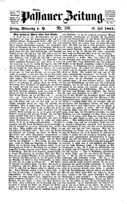 Passauer Zeitung Freitag 19. Juli 1861