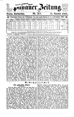 Passauer Zeitung Montag 25. November 1861