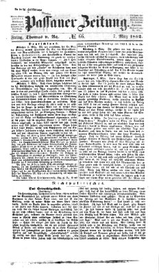 Passauer Zeitung Freitag 7. März 1862