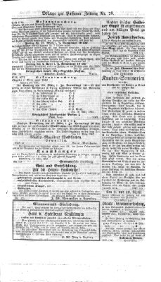 Passauer Zeitung Mittwoch 19. März 1862