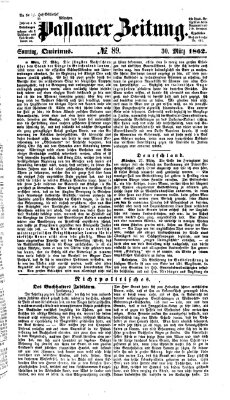 Passauer Zeitung Sonntag 30. März 1862