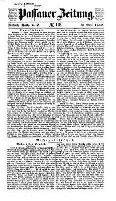 Passauer Zeitung Mittwoch 30. April 1862