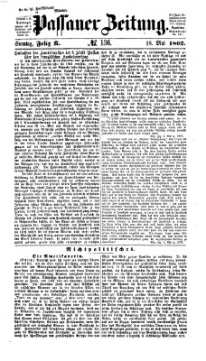 Passauer Zeitung Sonntag 18. Mai 1862