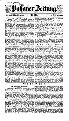 Passauer Zeitung Mittwoch 21. Mai 1862