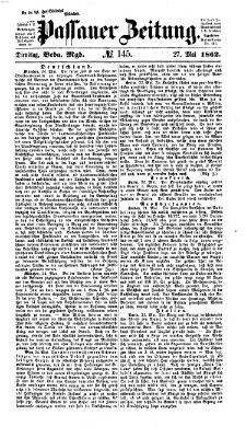 Passauer Zeitung Dienstag 27. Mai 1862