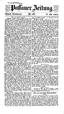 Passauer Zeitung Mittwoch 28. Mai 1862