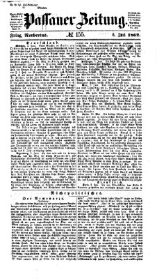 Passauer Zeitung Freitag 6. Juni 1862