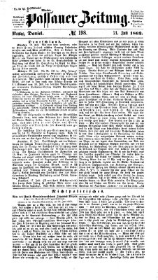 Passauer Zeitung Montag 21. Juli 1862