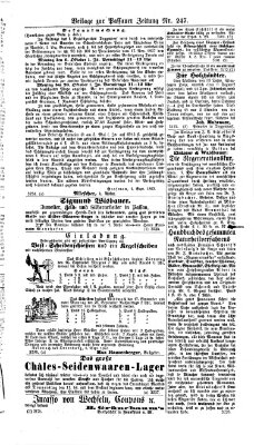 Passauer Zeitung Montag 8. September 1862