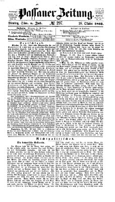 Passauer Zeitung Dienstag 28. Oktober 1862