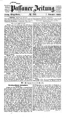 Passauer Zeitung Freitag 7. November 1862