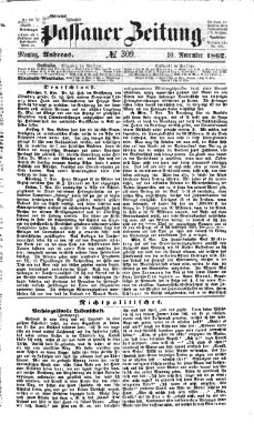 Passauer Zeitung Montag 10. November 1862