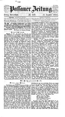 Passauer Zeitung Freitag 19. Dezember 1862