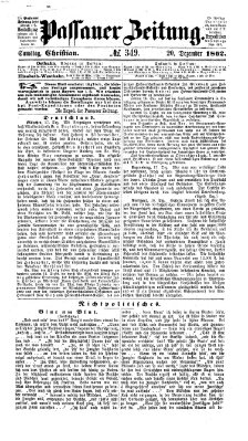 Passauer Zeitung Samstag 20. Dezember 1862