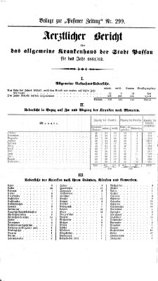 Passauer Zeitung Donnerstag 30. Oktober 1862