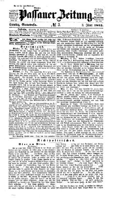 Passauer Zeitung Samstag 3. Januar 1863