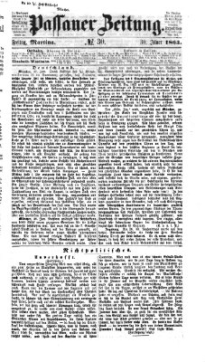 Passauer Zeitung Freitag 30. Januar 1863