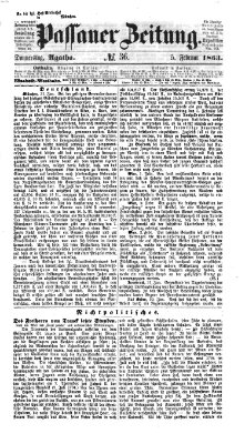 Passauer Zeitung Donnerstag 5. Februar 1863