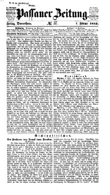 Passauer Zeitung Freitag 6. Februar 1863