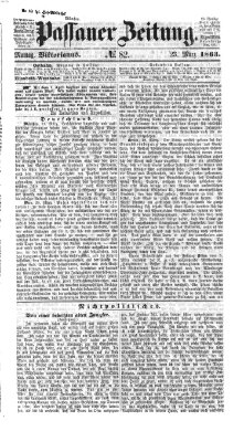 Passauer Zeitung Montag 23. März 1863