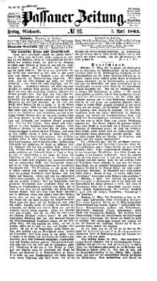 Passauer Zeitung Freitag 3. April 1863