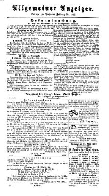 Passauer Zeitung Freitag 17. April 1863