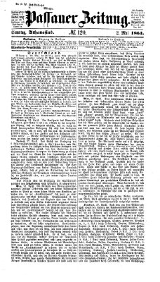 Passauer Zeitung Samstag 2. Mai 1863