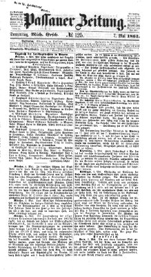 Passauer Zeitung Donnerstag 7. Mai 1863