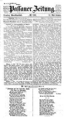 Passauer Zeitung Dienstag 12. Mai 1863