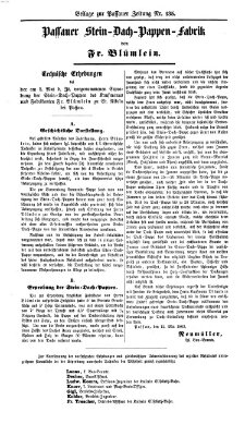 Passauer Zeitung Sonntag 17. Mai 1863