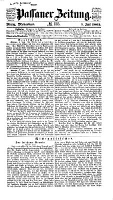 Passauer Zeitung Montag 8. Juni 1863