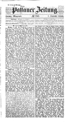 Passauer Zeitung Sonntag 6. September 1863