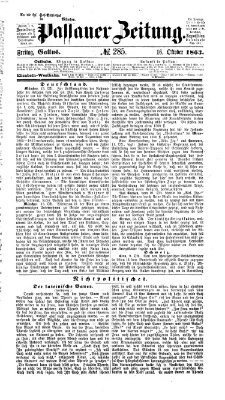 Passauer Zeitung Freitag 16. Oktober 1863