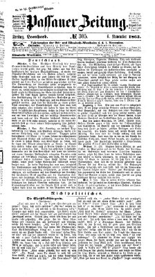 Passauer Zeitung Freitag 6. November 1863