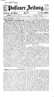 Passauer Zeitung Donnerstag 10. März 1864