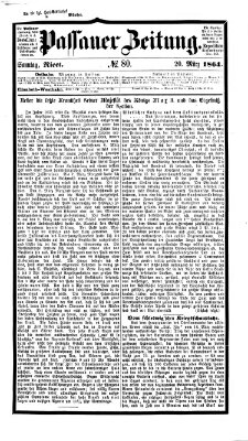 Passauer Zeitung Sonntag 20. März 1864