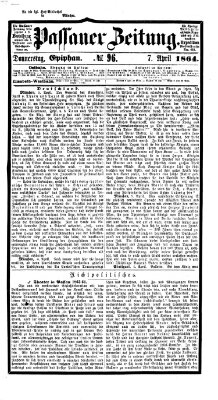 Passauer Zeitung Donnerstag 7. April 1864