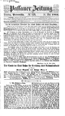 Passauer Zeitung Dienstag 31. Mai 1864