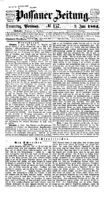 Passauer Zeitung Donnerstag 9. Juni 1864