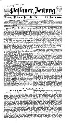 Passauer Zeitung Mittwoch 29. Juni 1864