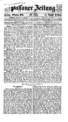 Passauer Zeitung Freitag 12. August 1864