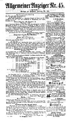 Passauer Zeitung Freitag 12. August 1864